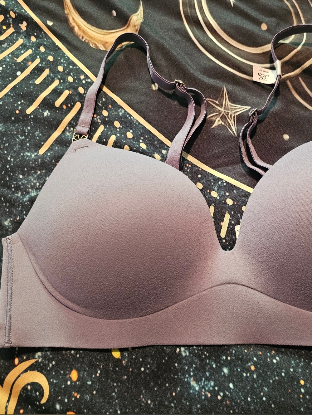 NWT VICTORIA'S SECRET Padded No-Wire Bra in Lilac - 38B - Picture 2 of 10